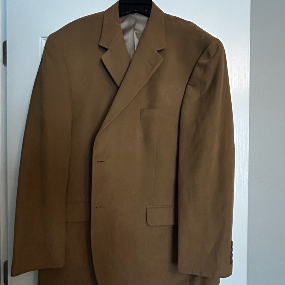 Gianfranco Ruffini Italy Camel Blazer Jacket R-48 Sport Coat